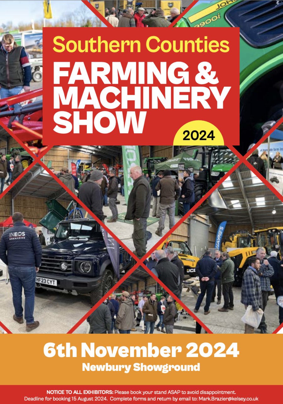 Book a Stand The Southern Counties Farming & Machinery Show